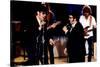 THE BLUES BROTHERS, 1980 directed by JOHN LANDIS Dan Aykroyd and John Belushi (photo)-null-Stretched Canvas