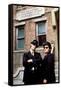 THE BLUES BROTHERS, 1980 directed by JOHN LANDIS Dan Aykroyd and John Belushi (photo)-null-Framed Stretched Canvas