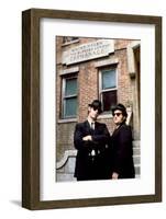 THE BLUES BROTHERS, 1980 directed by JOHN LANDIS Dan Aykroyd and John Belushi (photo)-null-Framed Photo