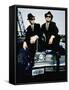 THE BLUES BROTHERS, 1980 directed by JOHN LANDIS Dan Aykroyd and John Belushi (photo)-null-Framed Stretched Canvas