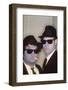 THE BLUES BROTHERS, 1980 directed by JOHN LANDIS John Belushi and Dan Aykroyd (photo)-null-Framed Photo