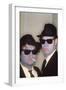 THE BLUES BROTHERS, 1980 directed by JOHN LANDIS John Belushi and Dan Aykroyd (photo)-null-Framed Photo