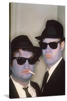 THE BLUES BROTHERS, 1980 directed by JOHN LANDIS John Belushi and Dan Aykroyd (photo)-null-Stretched Canvas