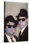 THE BLUES BROTHERS, 1980 directed by JOHN LANDIS John Belushi and Dan Aykroyd (photo)-null-Stretched Canvas