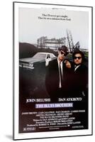 THE BLUES BROTHERS, 1980 directed by JOHN LANDIS John Belushi and Dan Aykroyd (photo)-null-Mounted Poster