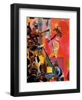 The Blues-Romare Bearden-Framed Art Print