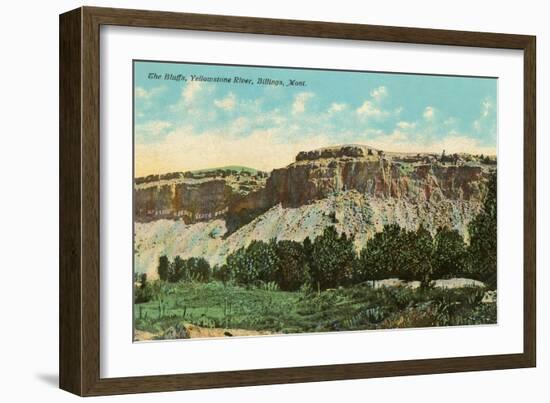 The Bluffs, Yellowstone River, Billings, Montana-null-Framed Art Print