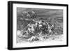 The Blunts Attacked-G Villiers-Framed Art Print