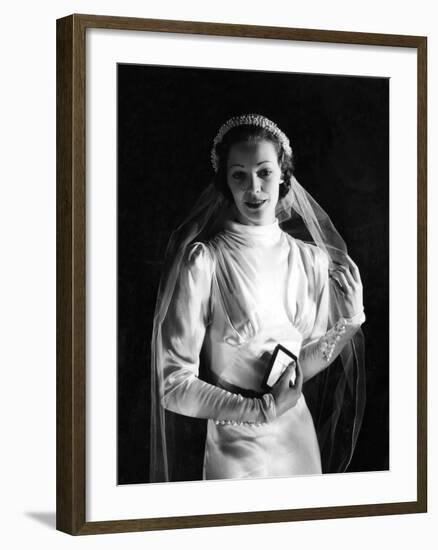 The Blushing Bride-null-Framed Photographic Print