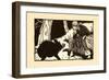 The Boar And The Gypsy-Frank Dobias-Framed Art Print