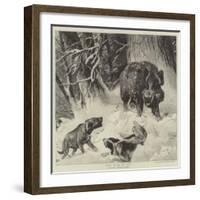 The Boar at Bay-null-Framed Giclee Print