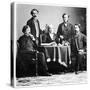 The Board of New York Police Commissioners, C1860-MATHEW B BRADY-Stretched Canvas