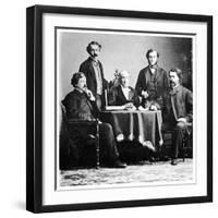 The Board of New York Police Commissioners, C1860-MATHEW B BRADY-Framed Giclee Print