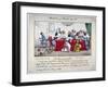 The board of Red cloth, City ladies admitted if extreemly Rich...', 1827-SW Fores-Framed Giclee Print