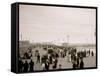 The Board Walk, Asbury Park, N.J.-null-Framed Stretched Canvas