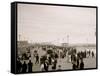 The Board Walk, Asbury Park, N.J.-null-Framed Stretched Canvas