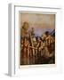 The boarders swarmed over the fence like monkeys, an illustration from 'Treasure Island' by Robert-Newell Convers Wyeth-Framed Giclee Print