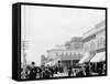 The Boardwalk, Atlantic City, N.J.-null-Framed Stretched Canvas