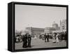 The Boardwalk, Atlantic City, New Jersey-null-Framed Stretched Canvas