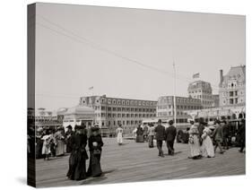 The Boardwalk, Atlantic City, New Jersey-null-Stretched Canvas