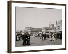 The Boardwalk, Atlantic City, New Jersey-null-Framed Photo