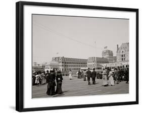 The Boardwalk, Atlantic City, New Jersey-null-Framed Photo