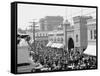 The Boardwalk Parade, Atlantic City, N.J.-null-Framed Stretched Canvas