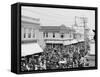 The Boardwalk Parade, Atlantic City, N.J.-null-Framed Stretched Canvas