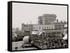 The Boardwalk Parade, Atlantic City, N.J.-null-Framed Stretched Canvas