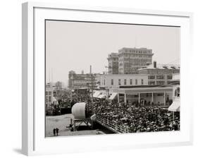 The Boardwalk Parade, Atlantic City, N.J.-null-Framed Photo