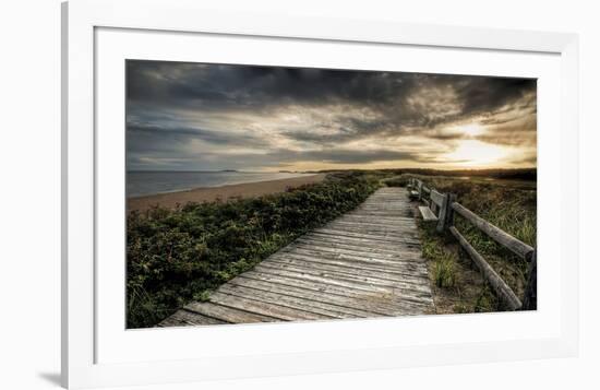 The Boardwalk-Eric Wood-Framed Art Print