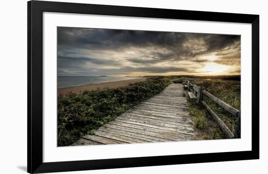 The Boardwalk-Eric Wood-Framed Art Print