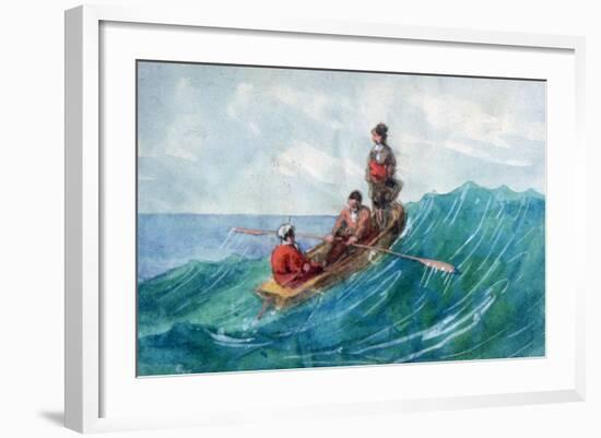 The Boat, 1820-1876-George Sand-Framed Giclee Print