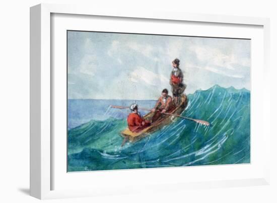 The Boat, 1820-1876-George Sand-Framed Giclee Print