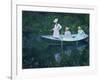 The Boat at Giverny (En Norvégienn)-Claude Monet-Framed Giclee Print