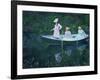 The Boat at Giverny (En Norvégienn)-Claude Monet-Framed Giclee Print