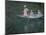 The Boat at Giverny (Or) the Norwegians, the Three Daughters of Mme. Hoschede-Claude Monet-Mounted Giclee Print