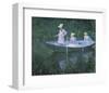 The Boat at Giverny-Claude Monet-Framed Art Print