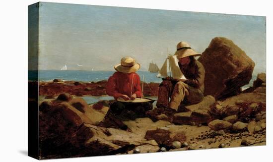 The Boat Builders, 1873-Winslow Homer-Stretched Canvas