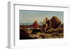 The Boat Builders, 1873-Winslow Homer-Framed Art Print