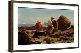 The Boat Builders, 1873-Winslow Homer-Framed Art Print