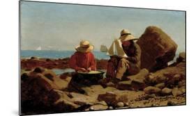 The Boat Builders, 1873-Winslow Homer-Mounted Art Print