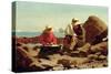 The Boat Builders, 1873-Winslow Homer-Stretched Canvas