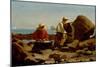 The Boat Builders, 1873-Winslow Homer-Mounted Giclee Print