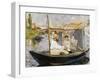 The Boat (Claude Monet in Argenteui), 1874-Edouard Manet-Framed Giclee Print