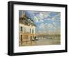 The Boat In the Flood', 1876-Alfred Sisley-Framed Giclee Print