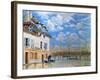 The Boat in the Flood, Port-Marly, 1876-Alfred Sisley-Framed Giclee Print