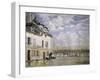 The Boat in the Flood, Port Marly-Alfred Sisley-Framed Giclee Print