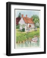 The Boat Inn, 2003-Linda Benton-Framed Giclee Print