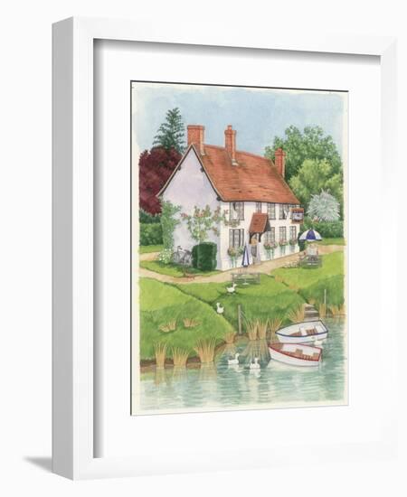 The Boat Inn, 2003-Linda Benton-Framed Giclee Print